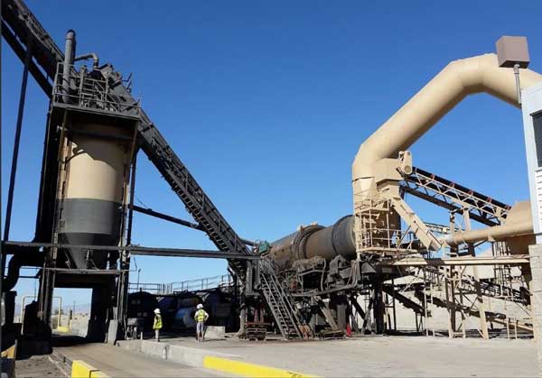 500 TPH Astec Relocatable Drum Plant
